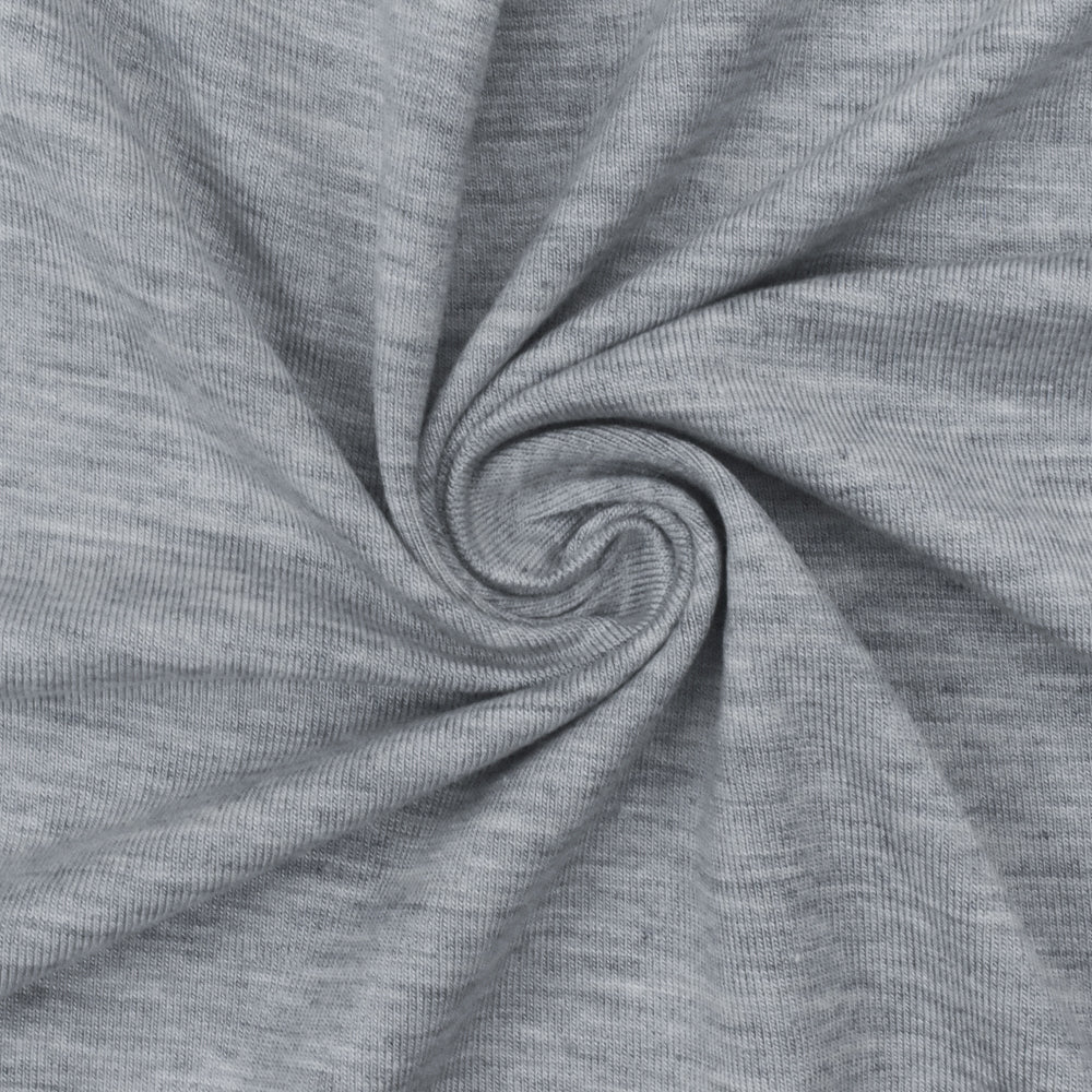 1 Yard Light Blue Gray White Textured Spandex Rayon Modal Jersey Knit Fabric For Blouses And Dresses 58 Inches Width