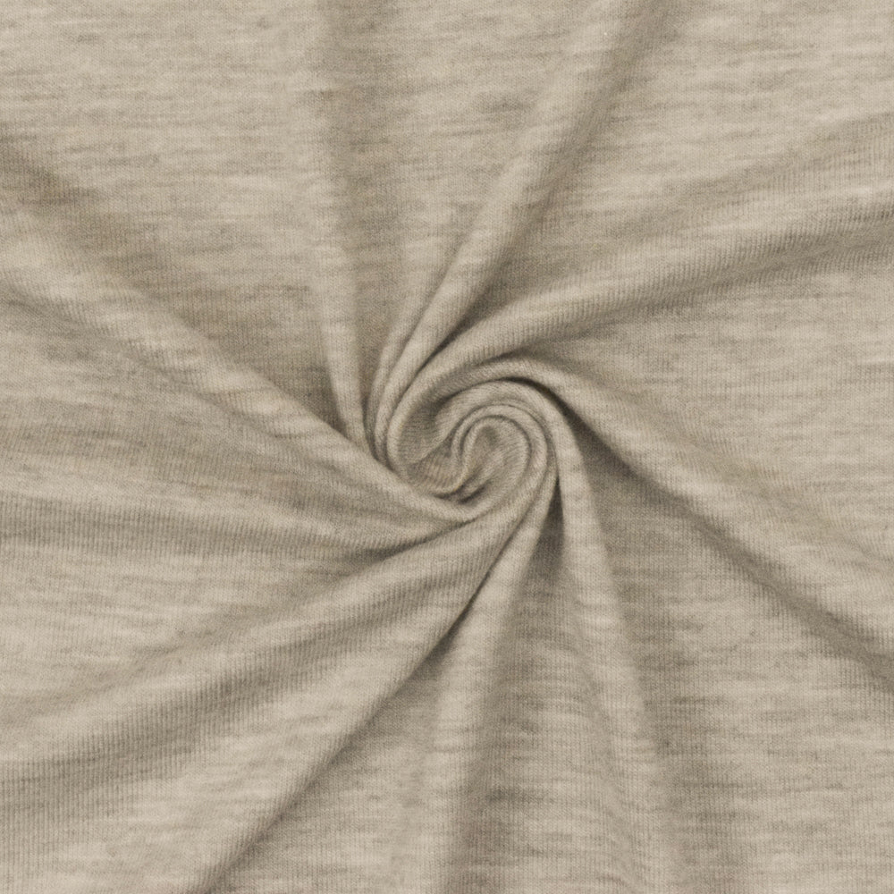 1 Yard Beige Gray Ivory Textured Spandex Rayon Modal Jersey Knit Fabric For Dresses And Blouses 58 Inches Width