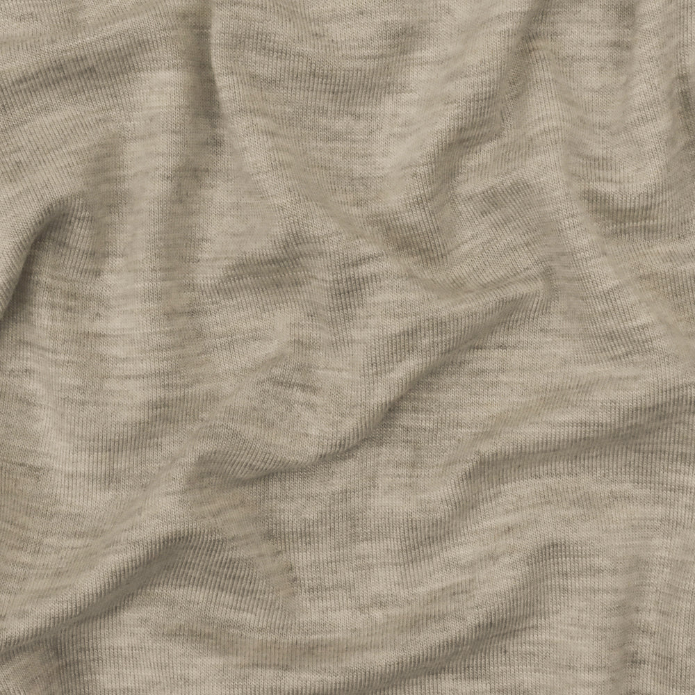 1 Yard Beige Gray Ivory Textured Spandex Rayon Modal Jersey Knit Fabric For Dresses And Blouses 58 Inches Width