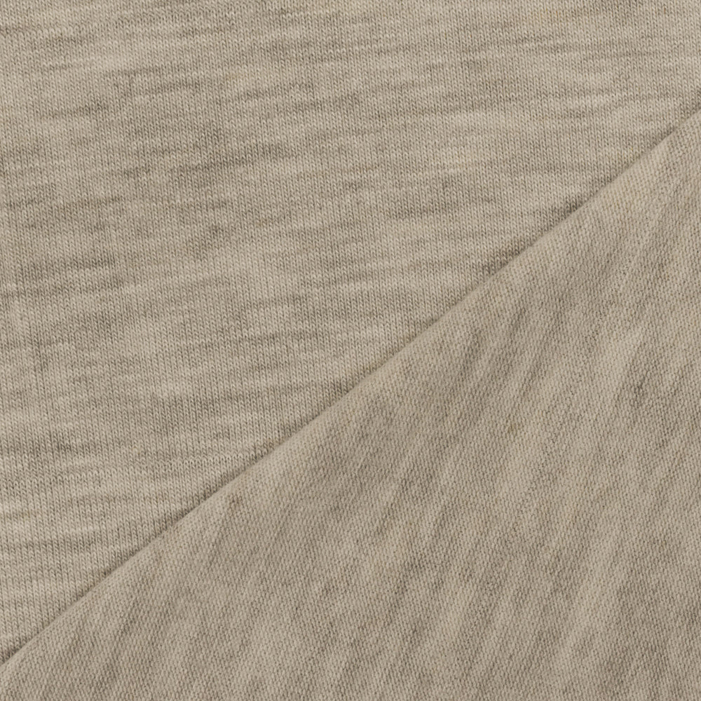 1 Yard Beige Gray Ivory Textured Spandex Rayon Modal Jersey Knit Fabric For Dresses And Blouses 58 Inches Width