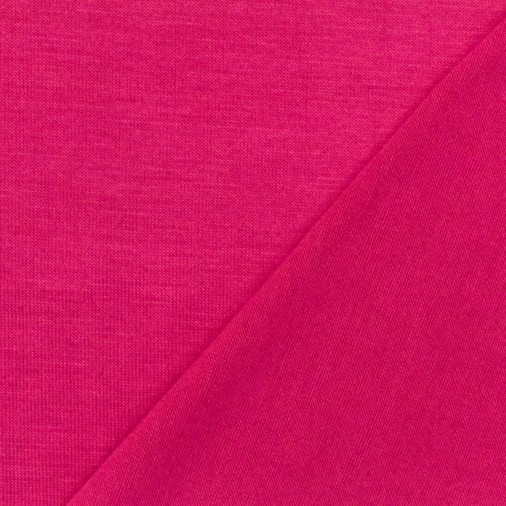 1 Yard Hot Pink Spandex Rayon Modal Jersey Knit Fabric For Dresses And Blouses 58 Inches Width