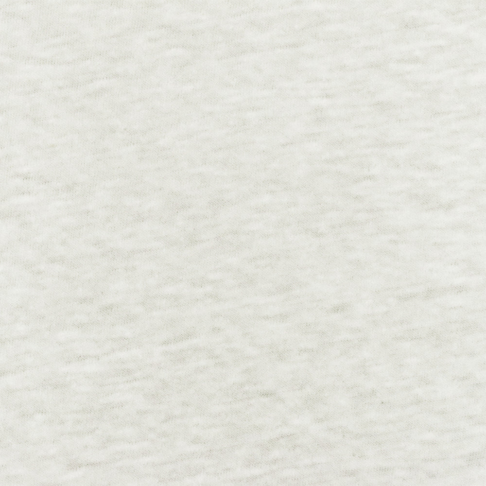 1 Yard Light Ivory Slub Poly Cotton Spandex Jersey Knit Fabric For Blouses And Dresses 60 Inches Width