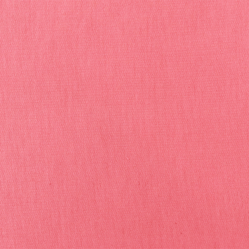 1 Yard Fruit Pink Bamboo Spandex Baby French Terry Knit Fabric For Blouses And Activewear 59 Inches Width