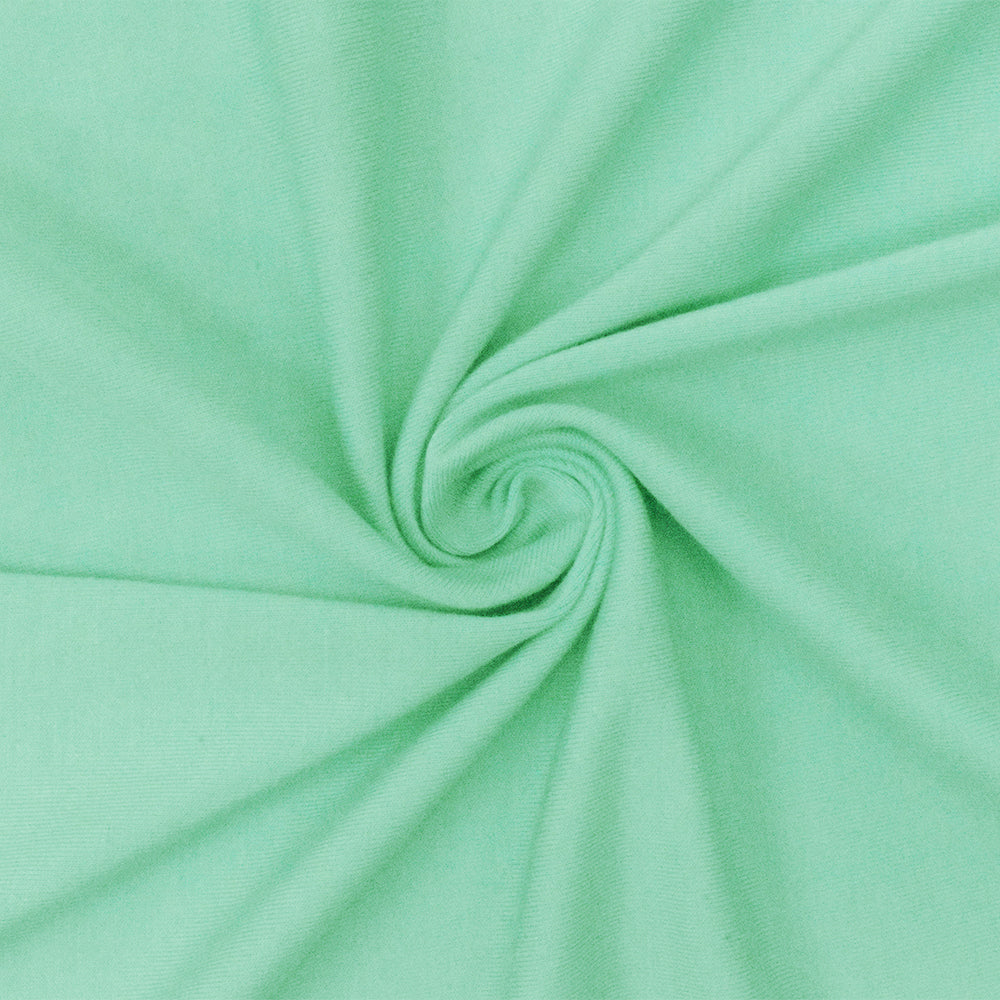 1 Yard Mint Green Super Modal Rayon Spandex Jersey Knit Fabric For Dresses And Basic Tees 59 Inches Width