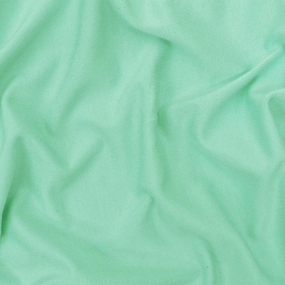 1 Yard Mint Green Super Modal Rayon Spandex Jersey Knit Fabric For Dresses And Basic Tees 59 Inches Width