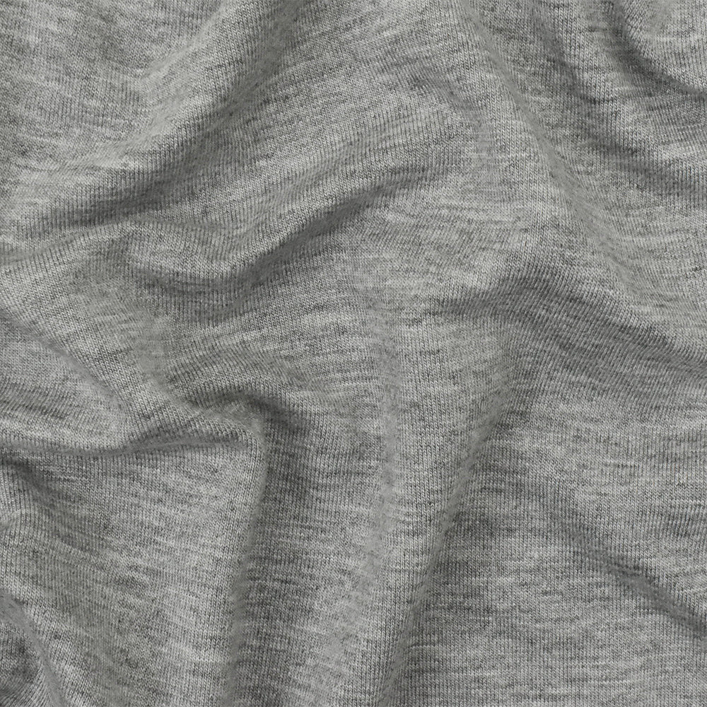 1 Yard Light Heather Gray Super Modal Rayon Spandex Jersey Knit Fabric For Dresses And Activewear 59 Inches Width