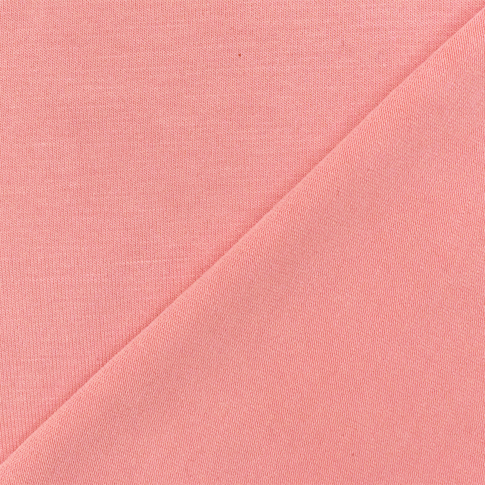 1 Yard Pink Stretch Modal Rayon Spandex Jersey Knit Fabric For Dresses And Tees 59" wide