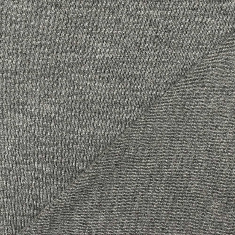 1 Yard Simple Heather Gray Super Modal Rayon Spandex Jersey Knit Fabric For Dresses And Basic Tees 59 Inches Width