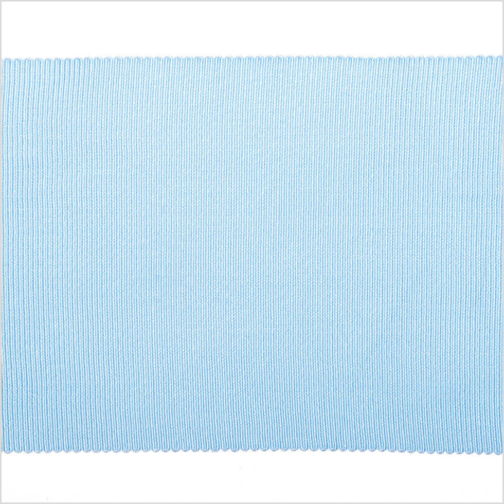 3" Light Blue Rayon Petersham Grosgrain Ribbon