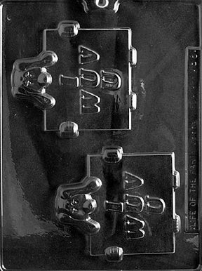 Sad Puppy "I Wuv U" Bar Chocolate Mold - LPV086