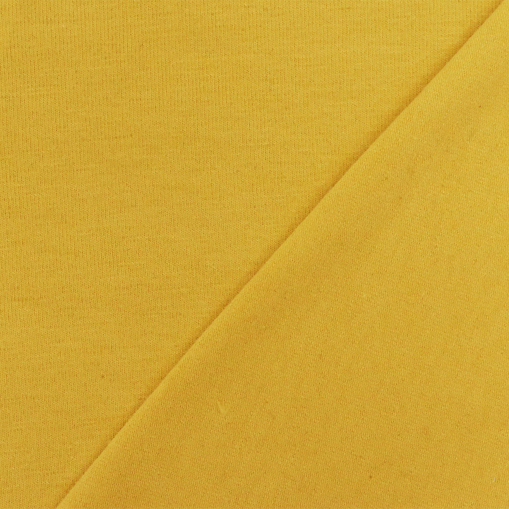1 Yard Yellow Solid Stretch Cotton Spandex Jersey Knit Fabric, Soft Lightweight Material With Matte Finish 60" Width