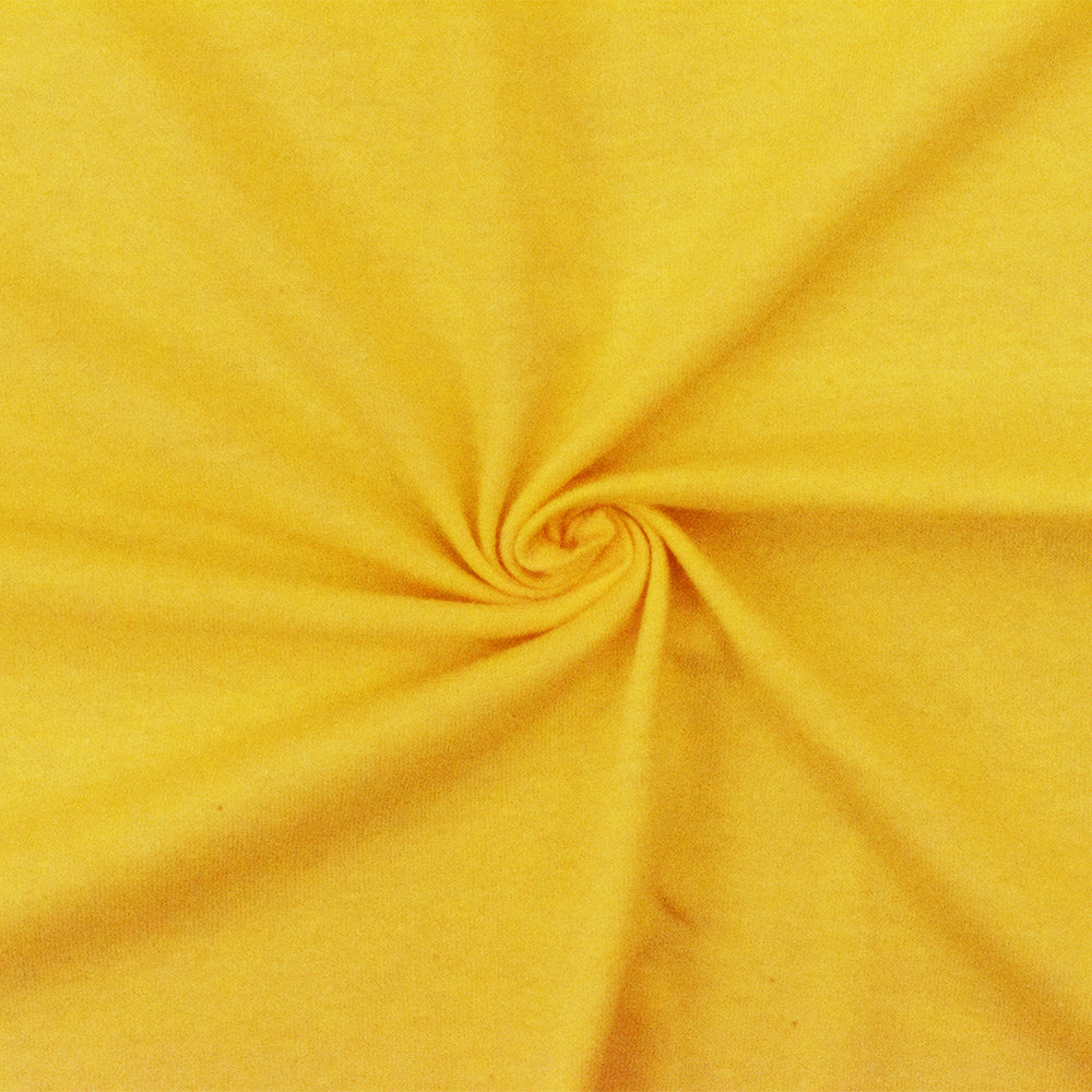 1 Yard Yellow Solid Stretch Cotton Spandex Jersey Knit Fabric, It Combines Softness with Lasting Flexibility for Everyday Wear 60" Width