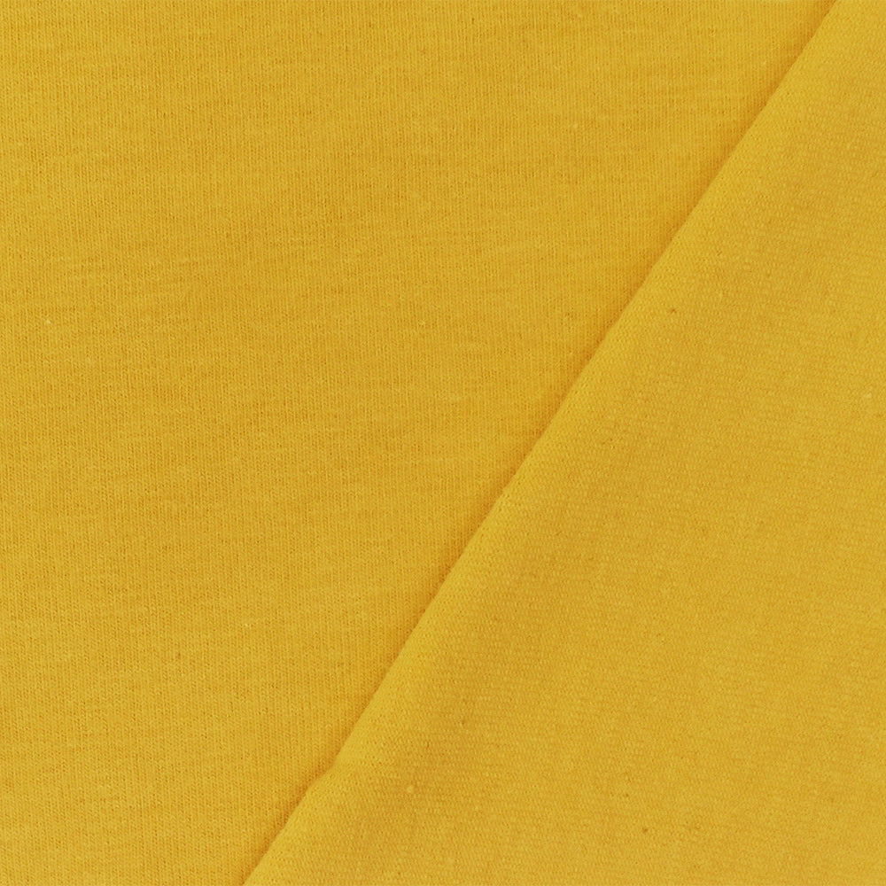 1 Yard Yellow Solid Stretch Cotton Spandex Jersey Knit Fabric Lasting Quality for Versatile Sewing Projects 60" Width