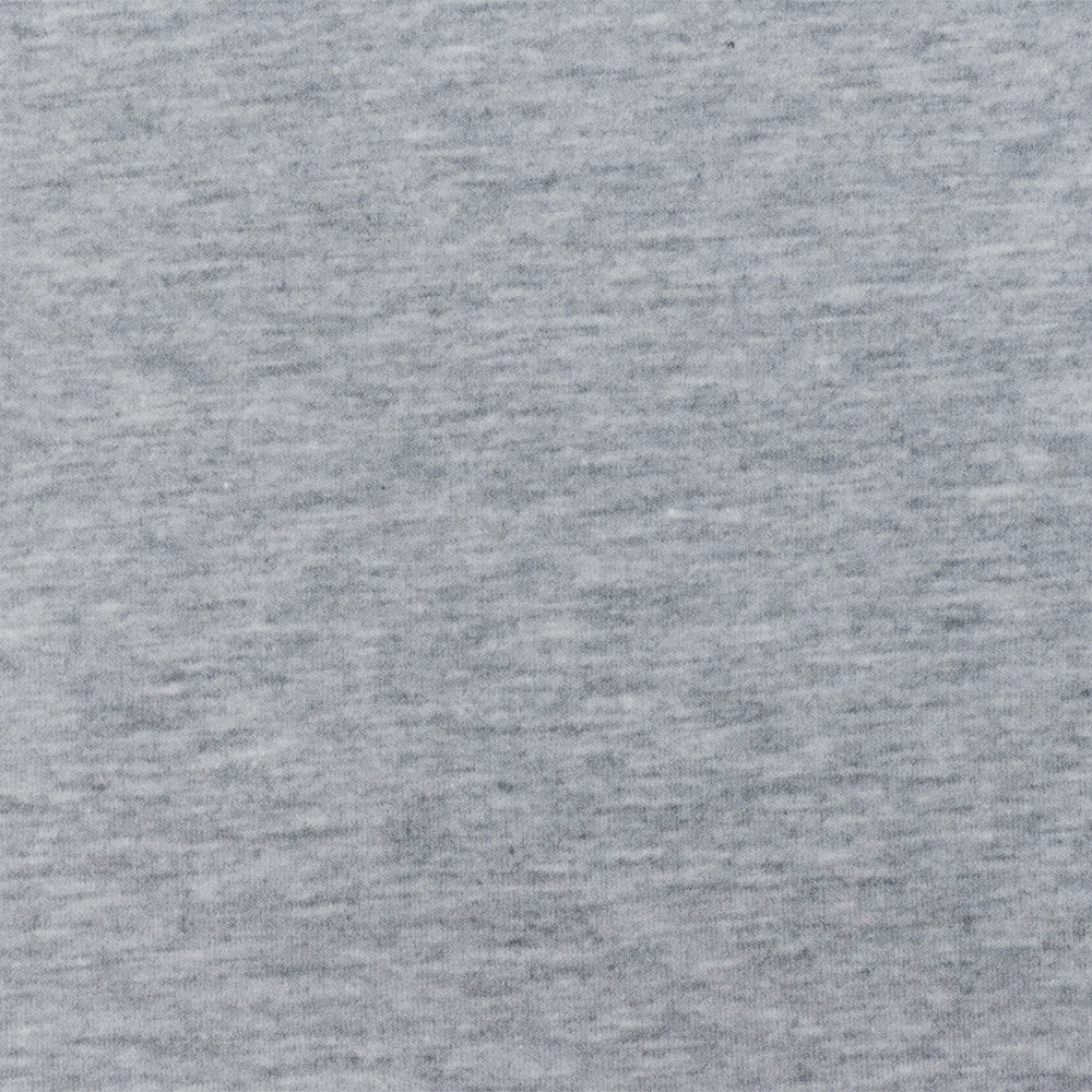 1 Yard Heather Gray Stretch Poly Cotton Spandex Jersey Knit Fabric Offering Comfort, Flexibility & Versatile Everyday Apparel Projects 59" Width