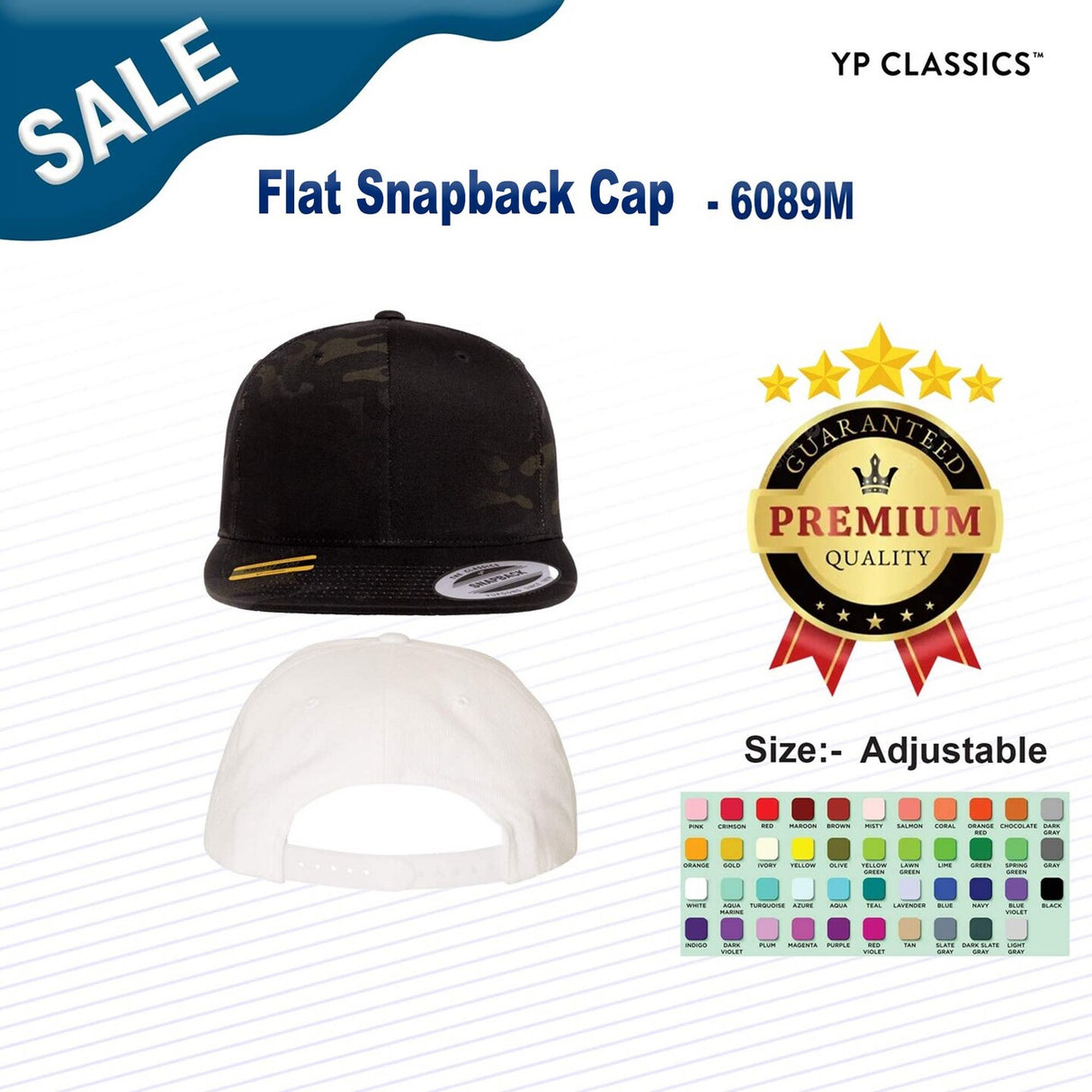YP Classics® Flat Snapback Cap