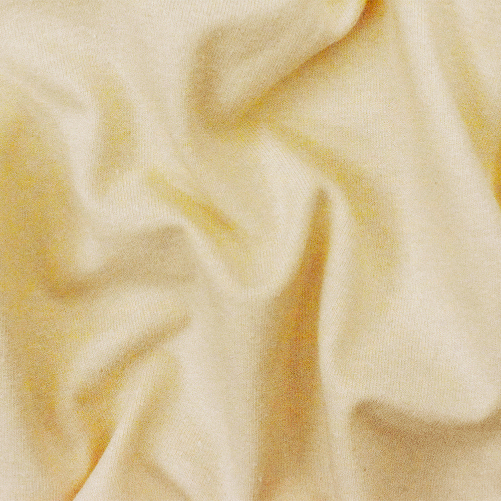1 Yard Beige Solid Stretch Cotton Spandex Jersey Knit Fabric,Good Drape and a Matte Finish 61" Width