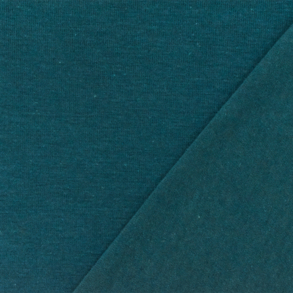 1 Yard Dark Teal Solid Stretch Cotton Spandex Jersey Knit Fabric, Perfect for Stylish and Comfortable Clothing Designs 60" Width