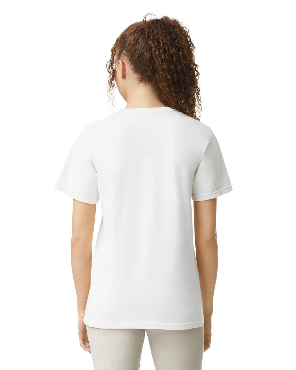 Comfort Colors 1717 Cotton Fabric - White, Semi-Fitted, 4.5 Oz/Yd², 90% Ring Spun Cotton / 10% Polyester (1 Piece)
