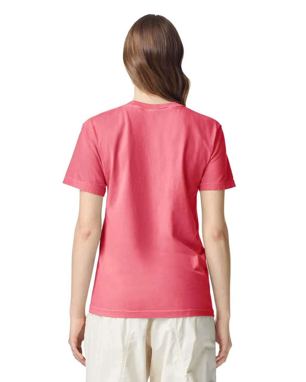 Comfort Colors 1717 Adult Tee Cotton Fabric - Watermelon, 4.5 Oz/Yd², Relaxed Fit (1 Piece)