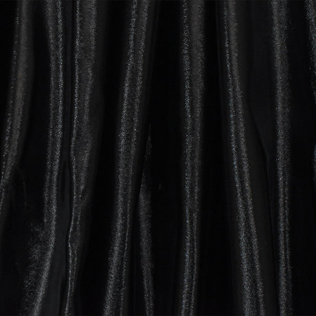 1 Yard Black Faux Leather Bonded Stretch Nylon Spandex Fabric for Dancewear and Performance Apparel 56 Inches Width