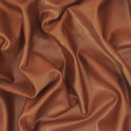 1 Yard Brown Glossy Tricot Stretch Fabric Nylon Spandex Blend for Swimwear or Activewear 58 Inches Width