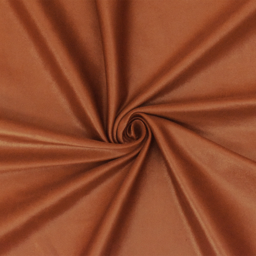 1 Yard Brown Glossy Tricot Stretch Fabric Nylon Spandex Blend for Swimwear or Activewear 58 Inches Width