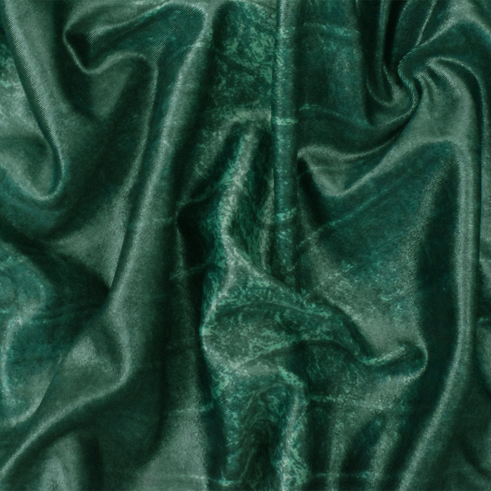 1 Yard Lustrous Emerald Green Reptile Tricot Knit Fabric for Costumes, Swimwear, and Activewear 56 Inches Wide