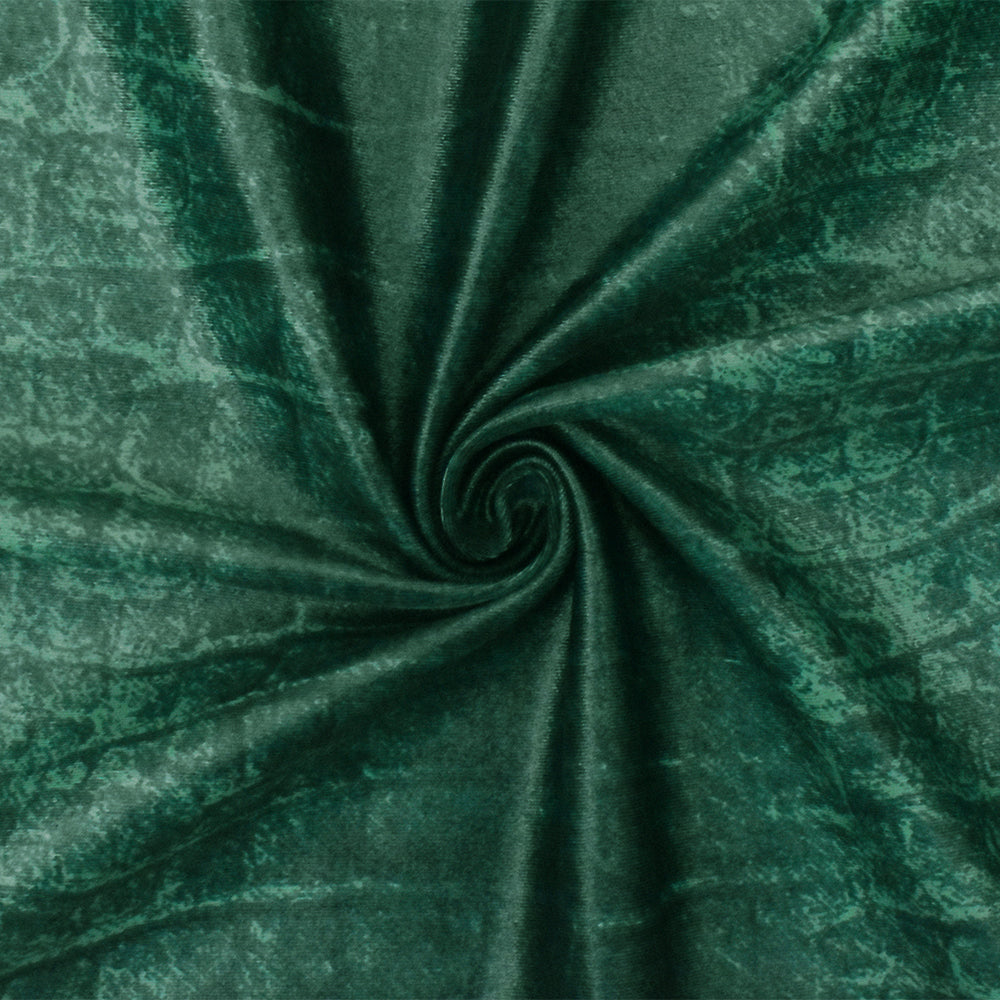 1 Yard Lustrous Emerald Green Reptile Tricot Knit Fabric for Costumes, Swimwear, and Activewear 56 Inches Wide