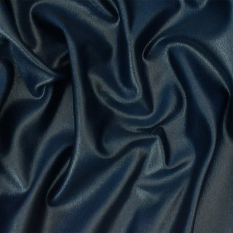 1 Yard Smooth Navy Blue Satin Tricot Knit Fabric for Activewear, Dancewear, and Swim Projects 57 Inches Width