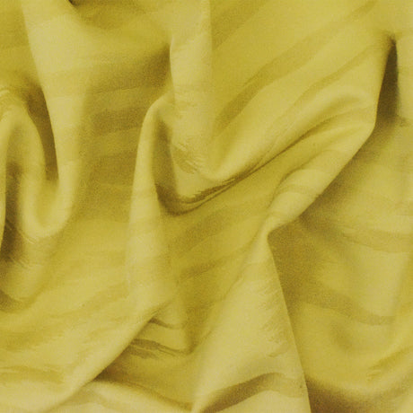 1 Yard Chartreuse Zebra Jacquard Double Knit Fabric with Stretch for Apparel & Costumes 55 Inches Width