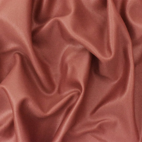 1 Yard Coral Pink Satin Tricot Nylon Spandex Stretch Knit Fabric for Swimwear and Activewear 58 Inches Width