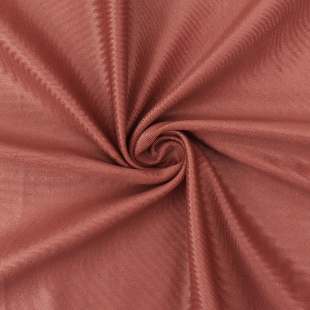 1 Yard Coral Pink Satin Tricot Nylon Spandex Stretch Knit Fabric for Swimwear and Activewear 58 Inches Width