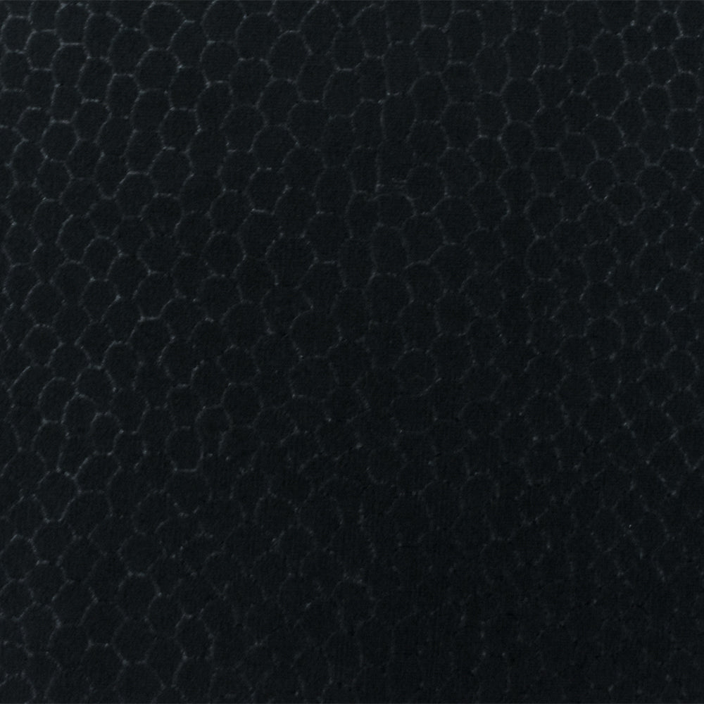 1 Yard Black Reptile Pattern Tricot Stretch Nylon Spandex Fabric for Swimwear and Activewear 58 Inches Width