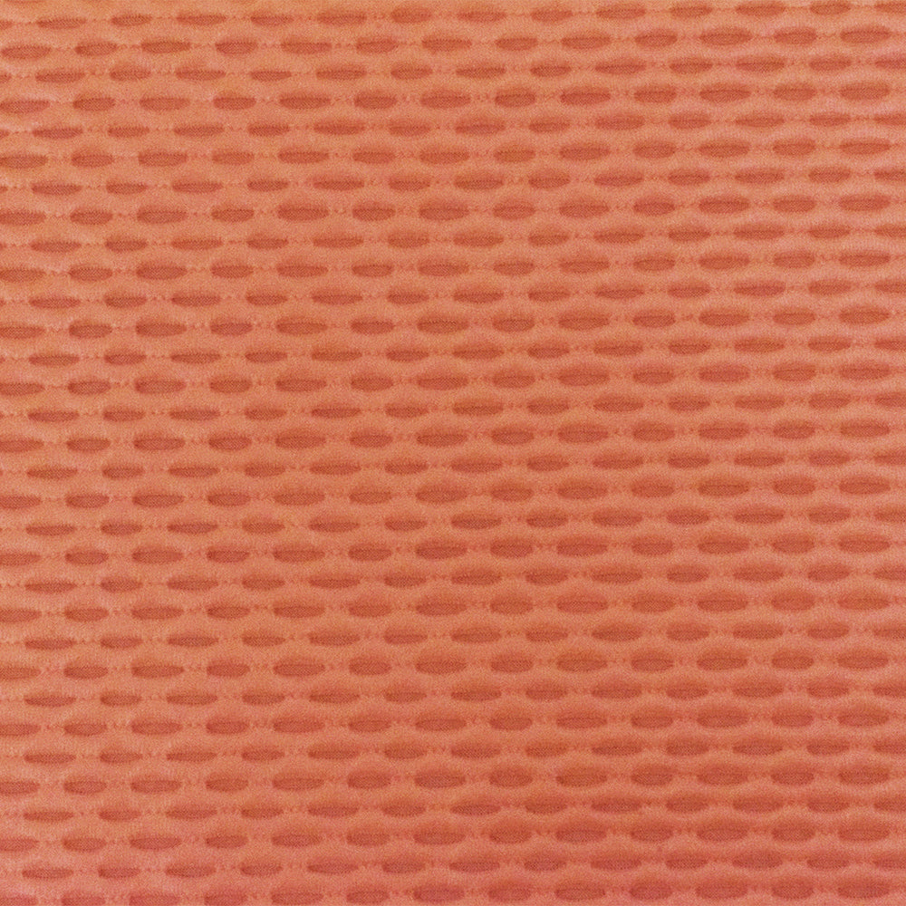 1 Yard Cream Orange 3D Textured Mesh Nylon Spandex Stretch Fabric for Activewear Projects 59 Inches Width