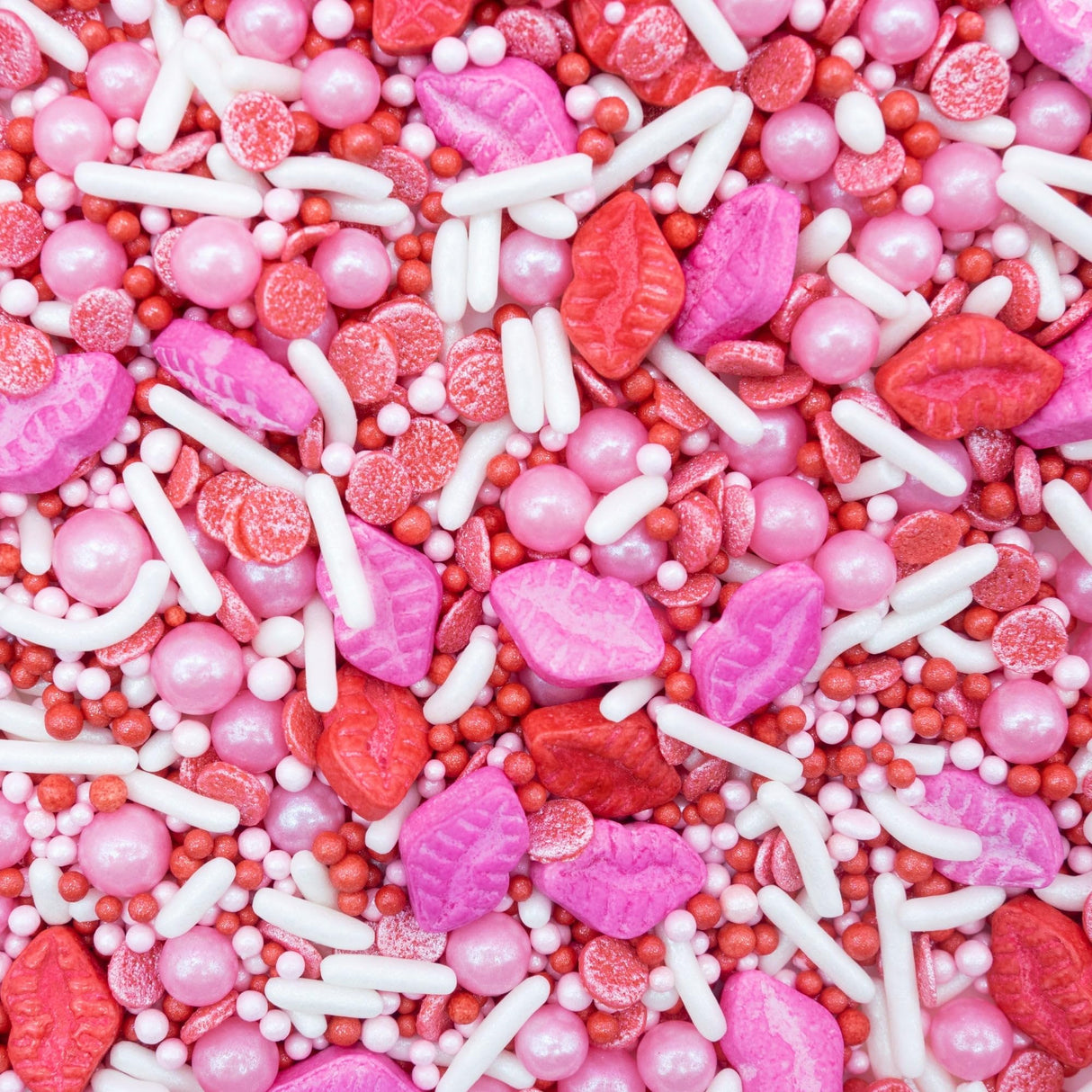Oasis Supply Valentine's Day Sprinkles, Kiss Me On The Lips Mix - 3 oz