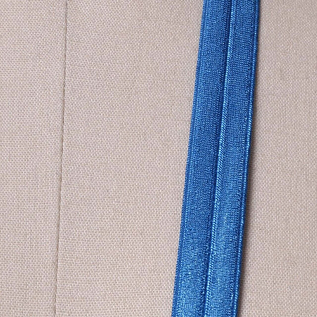 3 Yards Teal Blue Fold Over Elastic 5/8" Soft Trim for Hairbands & Crafts
