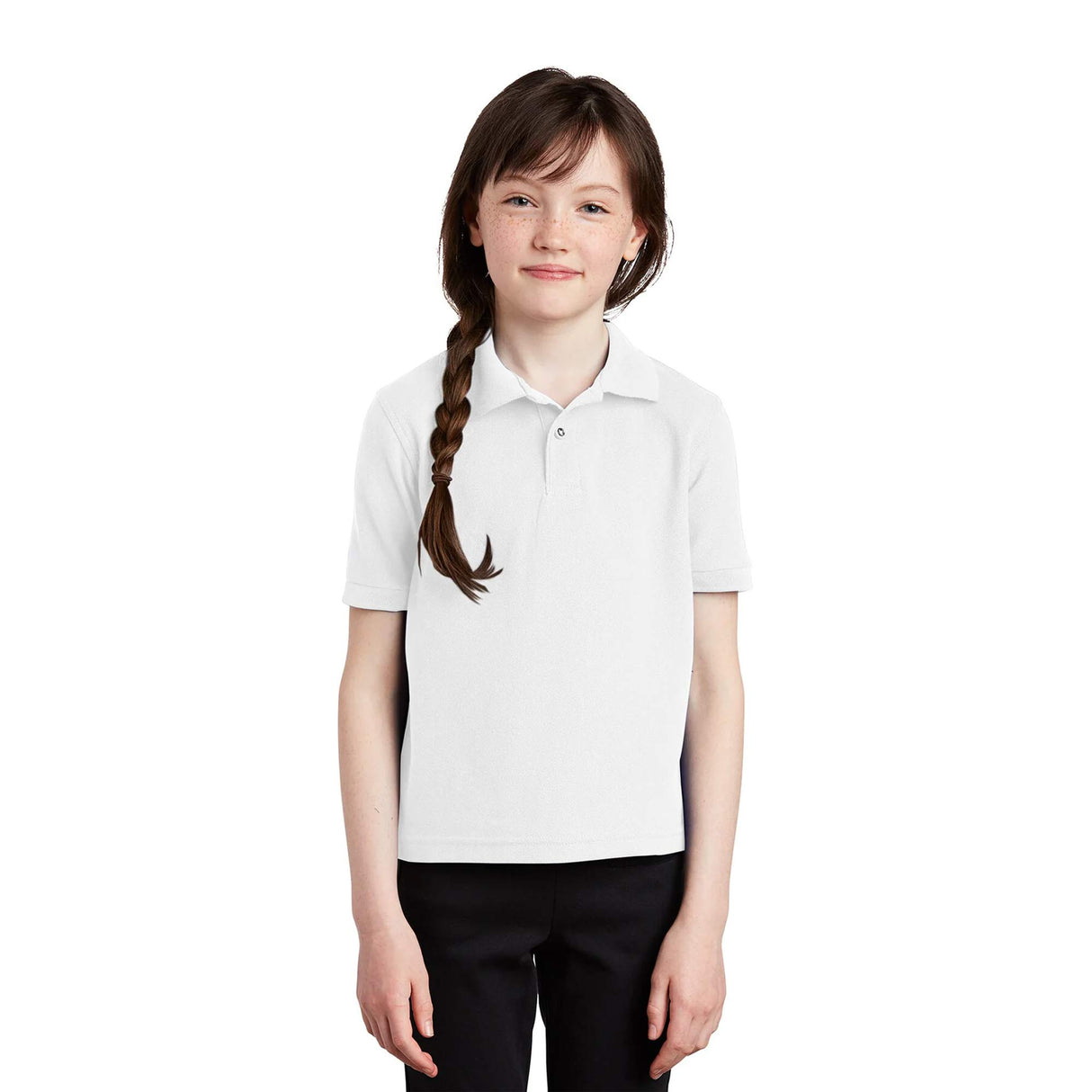 Silk Touch Polo T-shirt For Youth | RADYAN®