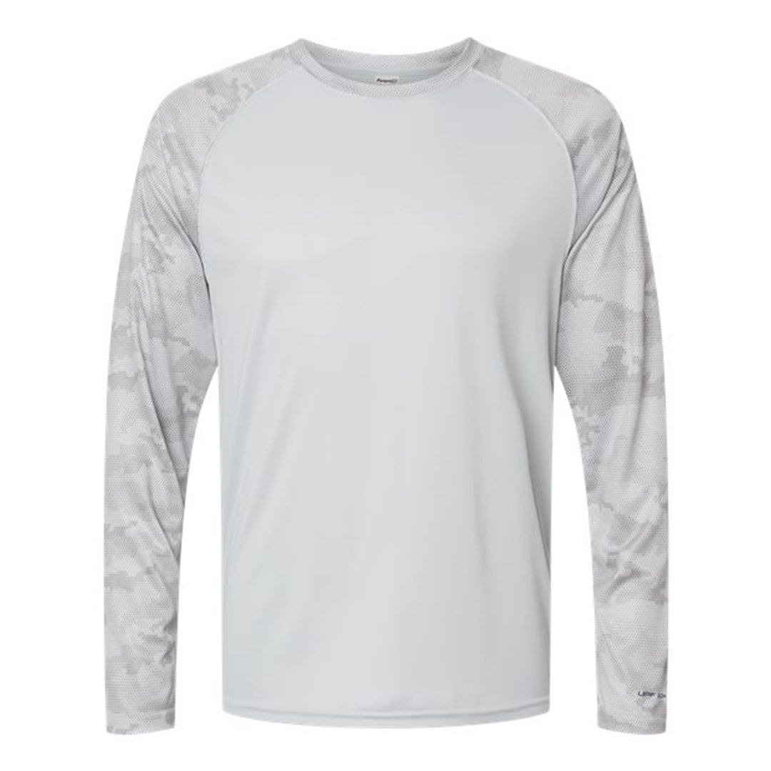Cayman Performance Camo Colorblocked Long Sleeve T-Shirt