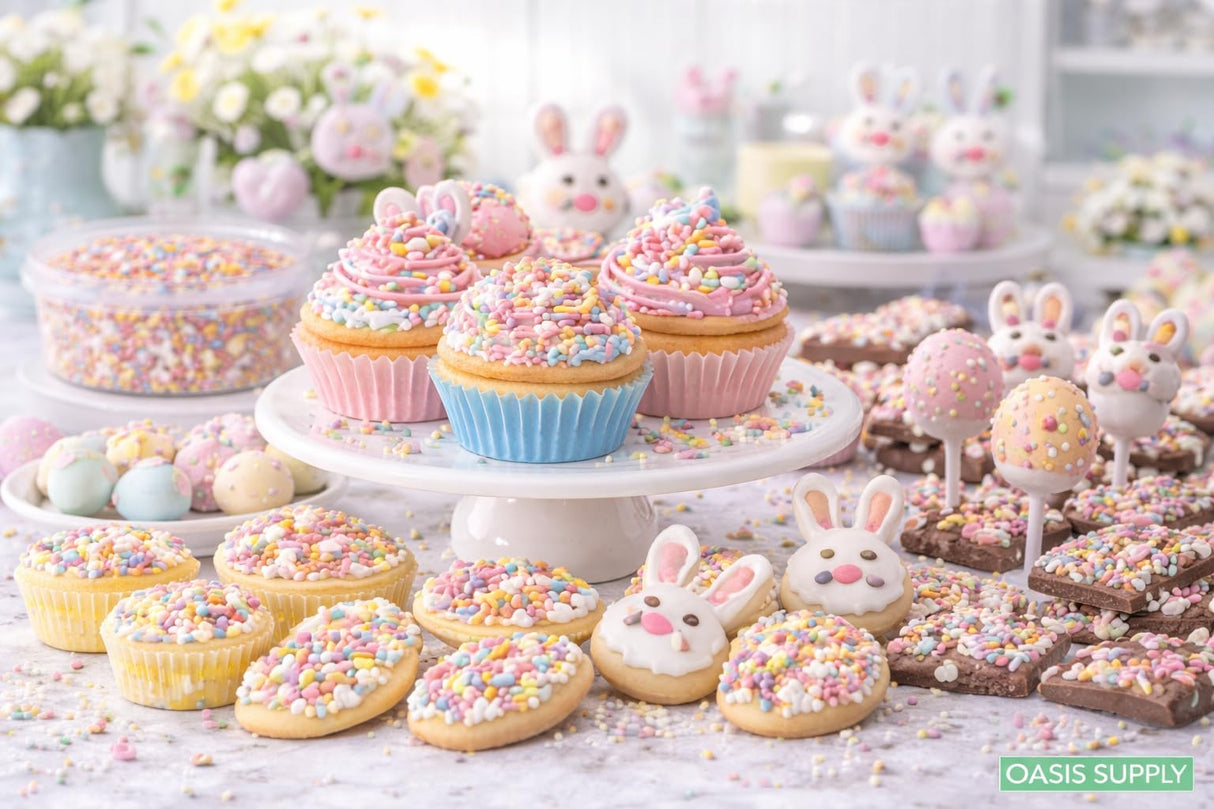 Oasis Supply Easter & Spring Mixes - Hopping Into Spring Sprinkle Mix - 3 oz