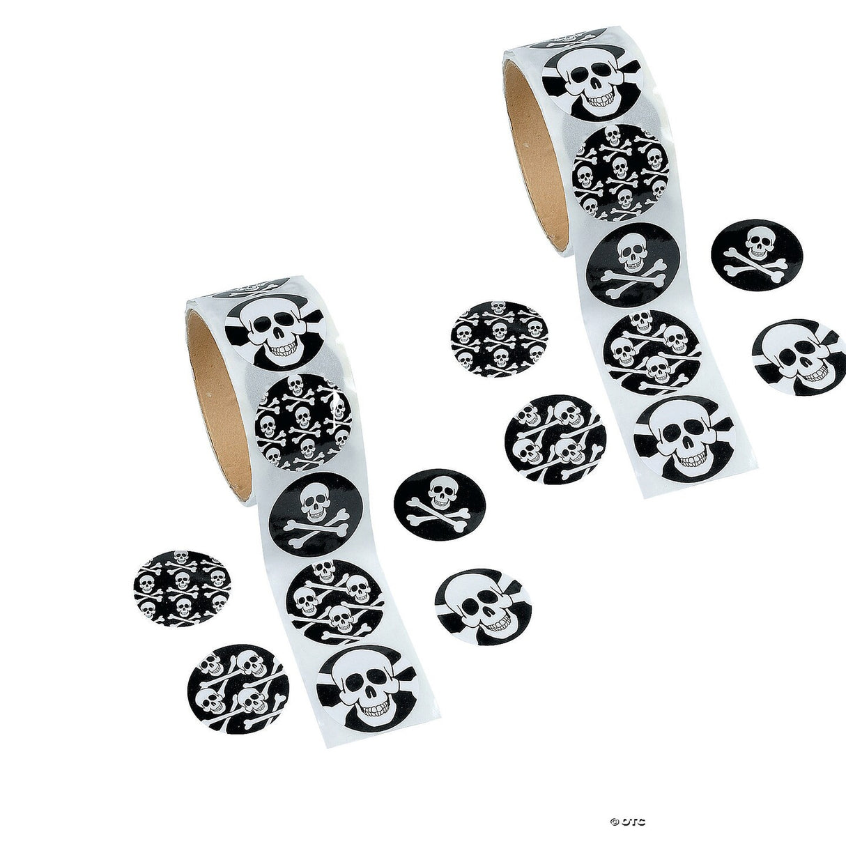 Skull Sticker Roll 100 Pc.