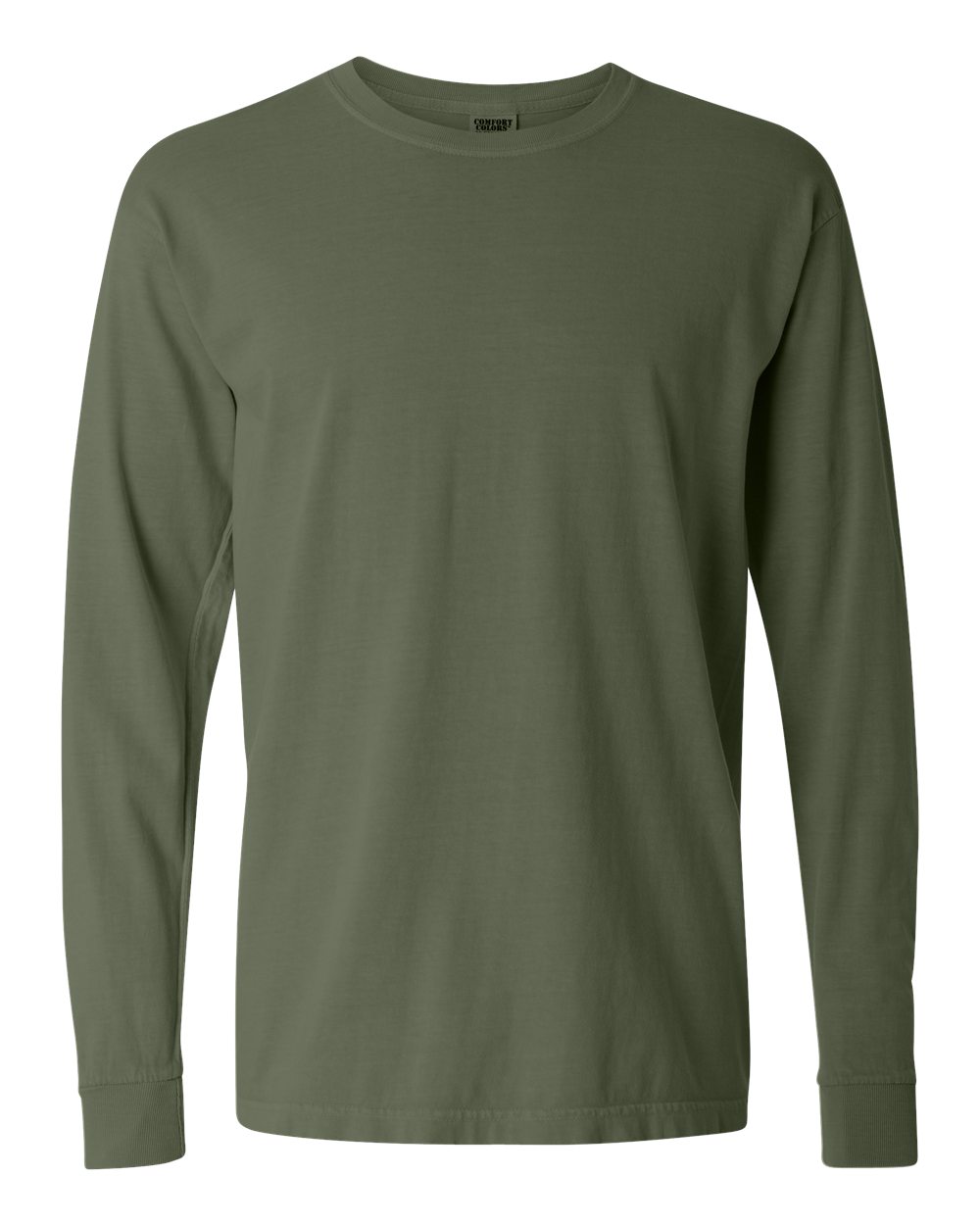Comfort Colors® Garments Dyed Heavyweight Crewneck Long Sleeve T-Shirt