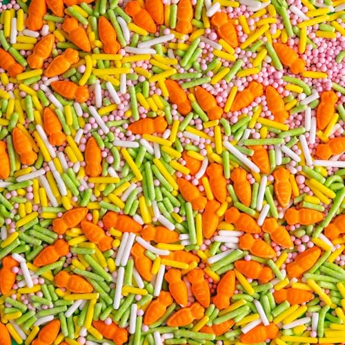 Oasis Supply Easter & Spring Sprinkle Mix Collection - It's Carrot Time Sprinkle Mix - 3 oz
