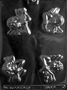 Cherub Musical Assortment Chocolate Mold - LPV131