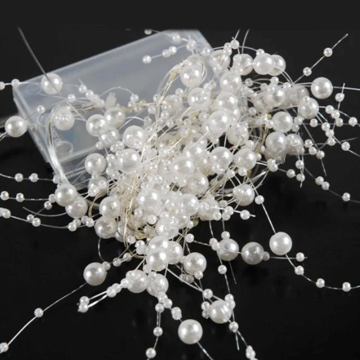 Christmas 20 LED Pearl Cluster String Lights