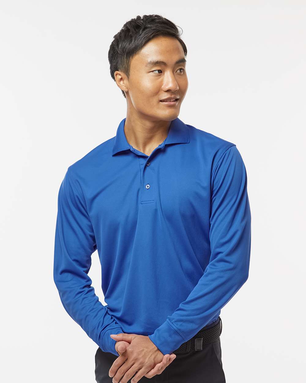 Paragon® Prescott Collared Long Sleeve Polo