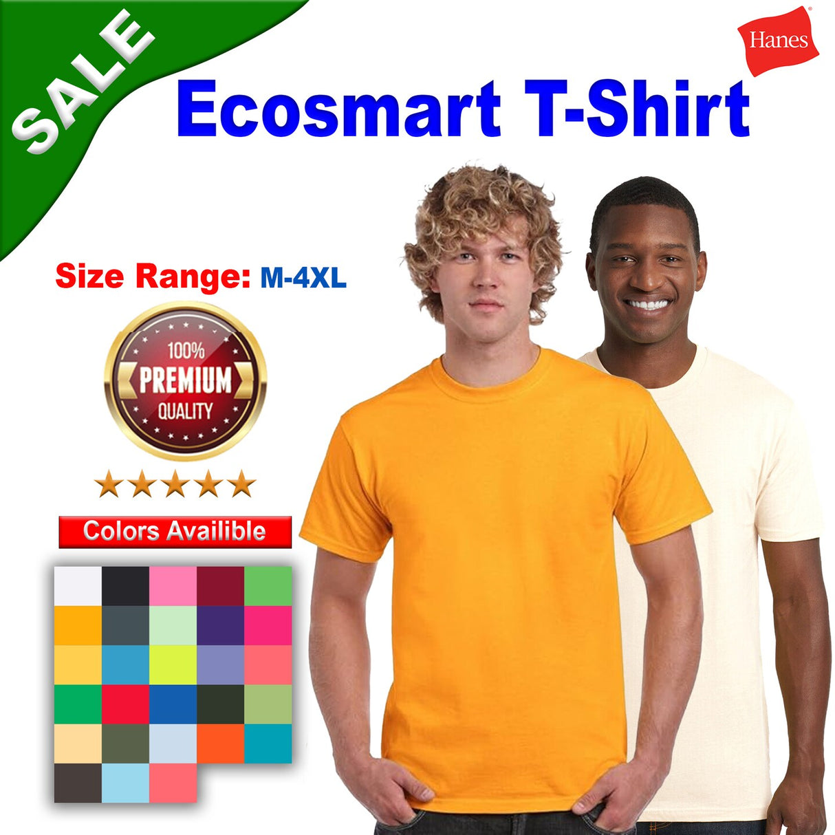 Hanes® Ecosmart Crewneck Short Sleeve T-Shirt