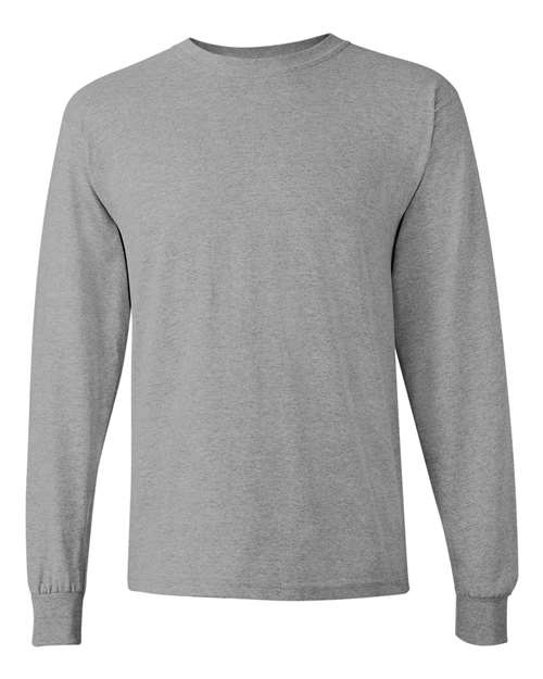 Gildan® Heavy Cotton Crewneck Long Sleeve Tee-Shirt