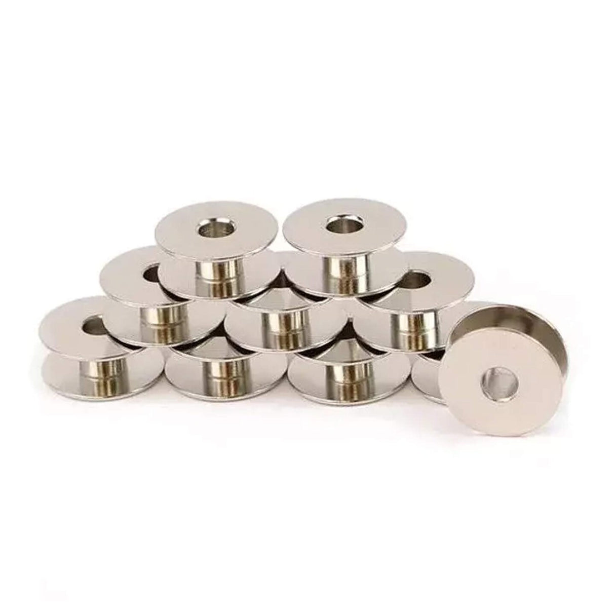 Industrial Sewing Machine Bobbins #40264 Precision Metal Construction for Smooth Thread Delivery