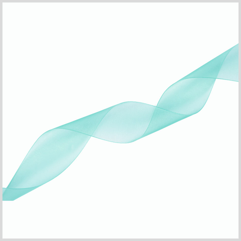 1/4" Jade Organza Ribbon