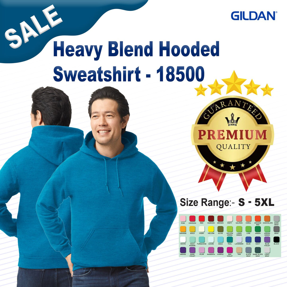 Gildan® Heavy Blend Hooded Sweatshirt